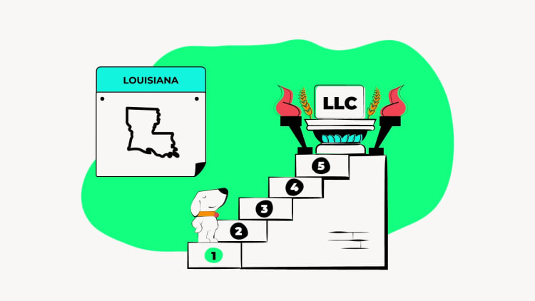 illustration of step 1 in forming an llc in louisiana