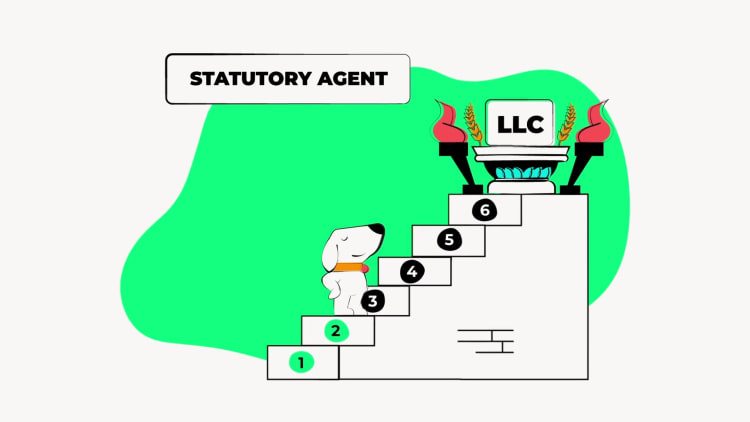 illustration of statutory agent step in forming an llc in arizona