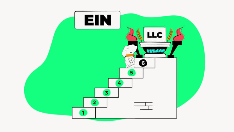 illustration of ein step in forming an llc in new york