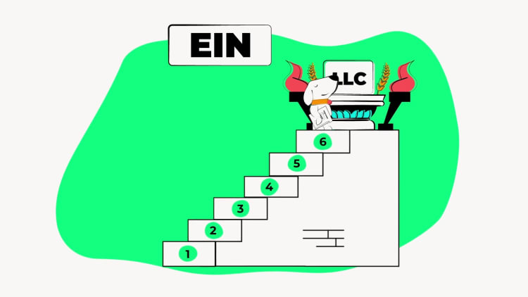 illustration of ein step in forming an llc in california